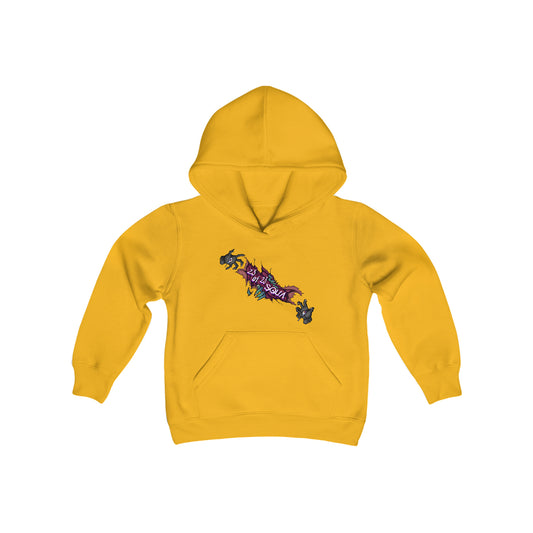 Rilla Fist Youth Heavy Blend Hooded Sweatshirt